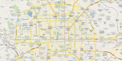 Pekingu kapital aerodrom mapu