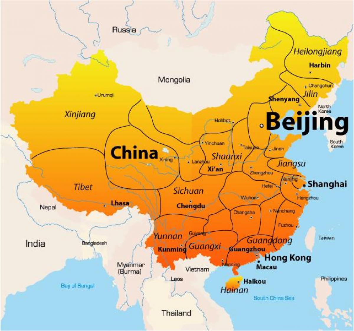 Peking na mapi
