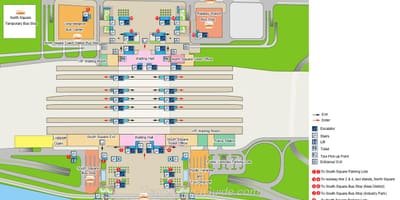 Mapa Pekingu južno željeznička stanica