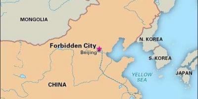 Zabranjeni grad Kine mapu